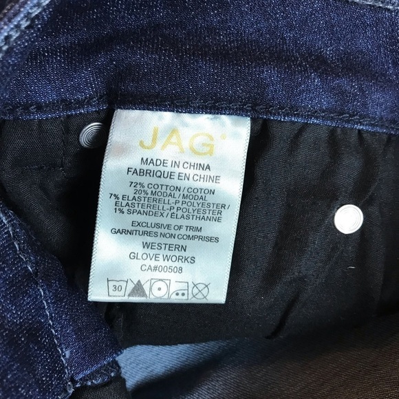 Jag Skinny Ankle Dark Wash Stretch Jeans 0 - Picture 7 of 8